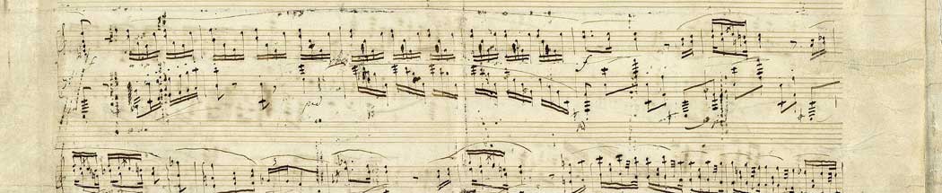Bild: Notatur für Orchester mit Violine - Cornelia Löscher